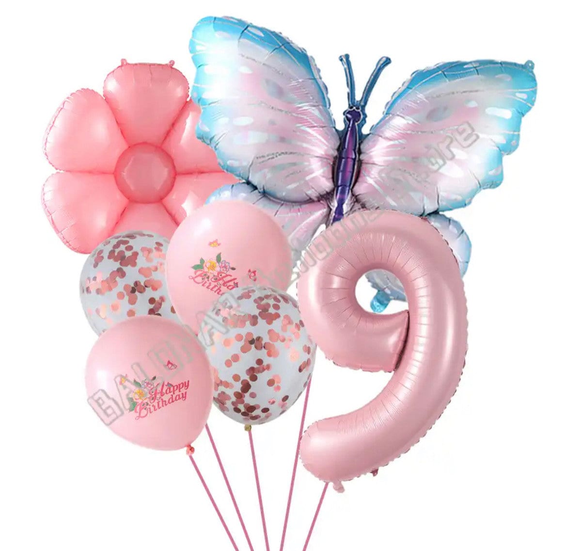 Butterfly Balloon Kit Birthday Number Party DIY Decorations BN2