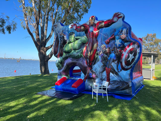 Marvel Superhero’s Jumping Castle