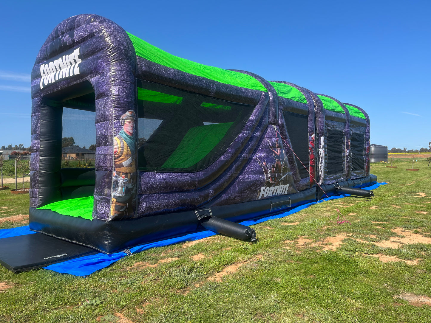 Fornite Inflatable Obstacle Course