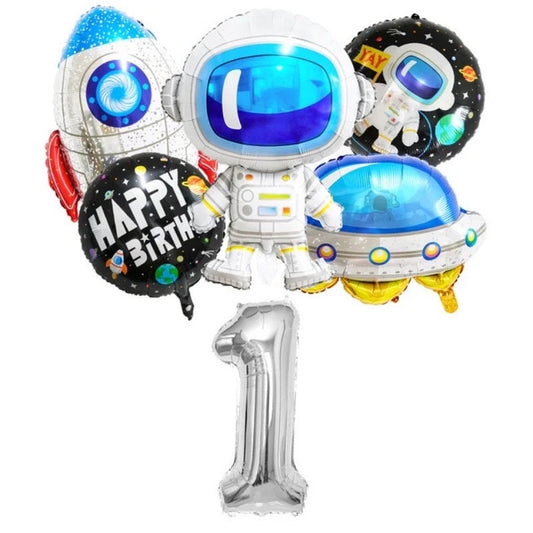 Alien Space Balloon Kit 8th Birthday Number Party DIY Decorations BN11