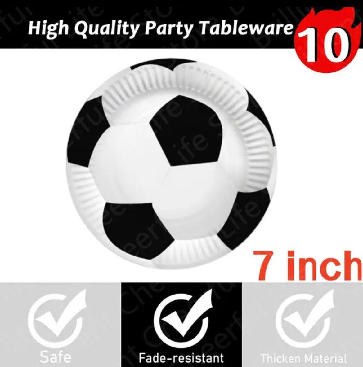 Soccer Football Party Supplies Party Favour Plates Napkins Balloons Birthday Baby Shower Party DIY