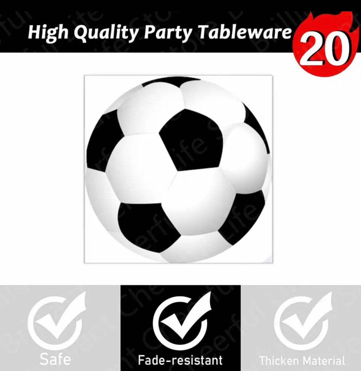 Soccer Football Party Supplies Party Favour Plates Napkins Balloons Birthday Baby Shower Party DIY