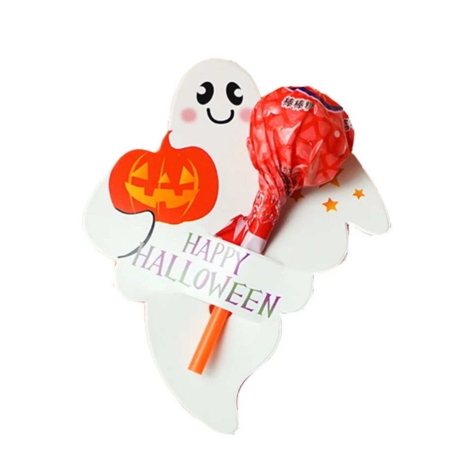 Pack of 50 Assorted Halloween Lollipop Cards Party Supplies Party DIY