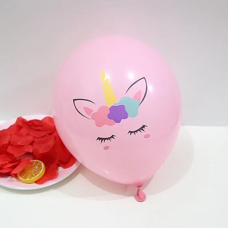 Unicorn Clouds Rainbow Balloon Kit Birthday Number Party DIY Decorations BN34