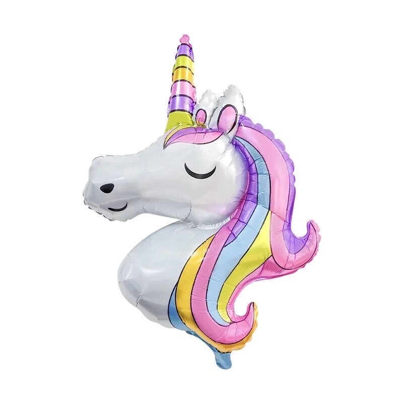 Unicorn Clouds Rainbow Balloon Kit Birthday Number Party DIY Decorations BN34