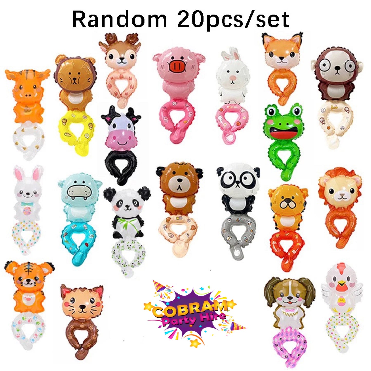 Animal Arm Wrist Balloons Birthday Party DIY Decorations BN42