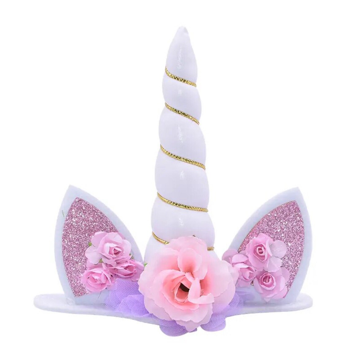 Unicorn Cake Topper Graduation Birthday Baby Shower Bridal Party DIY Decoration