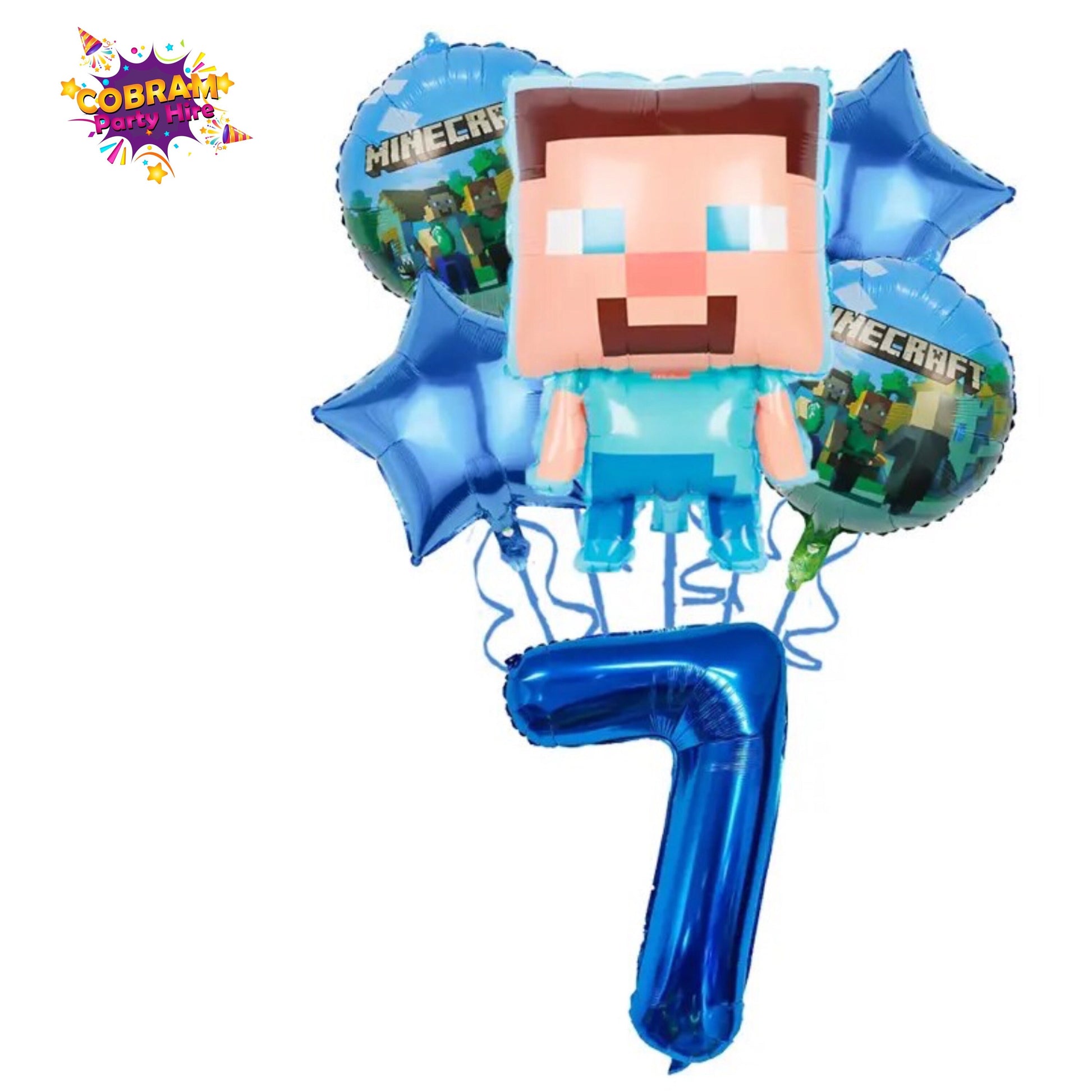 Minecraft balloon number kit Birthday Party DIY Decorations