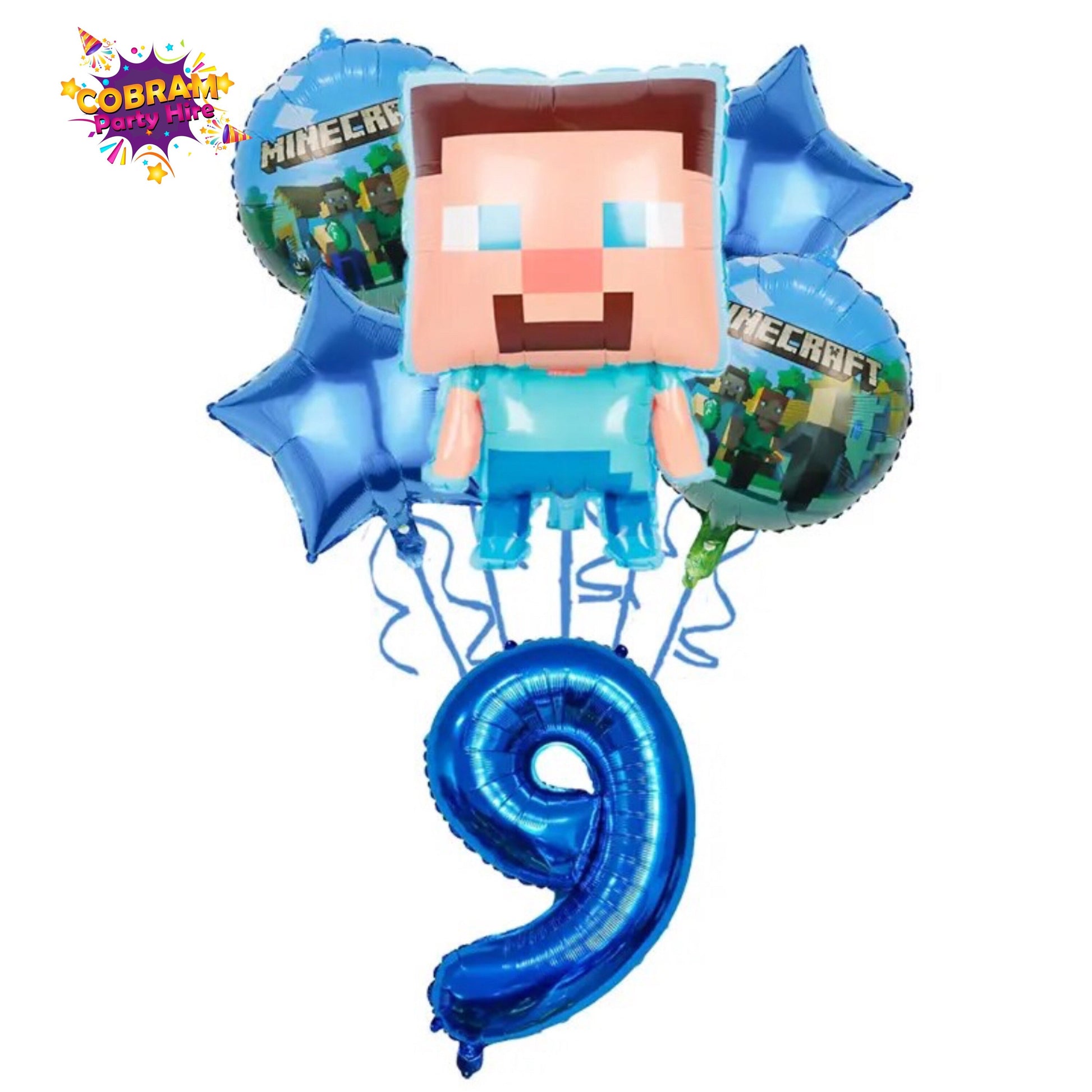 Minecraft balloon number kit Birthday Party DIY Decorations