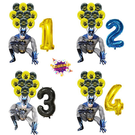 Batman balloon number kit Birthday Party DIY Decorations