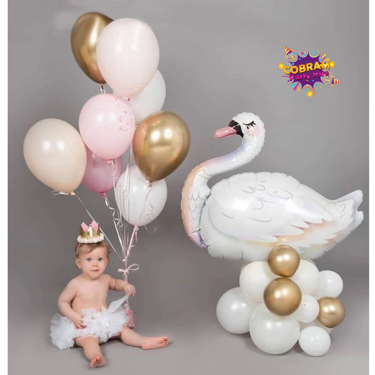 Swan Balloon kit Birthday Party DIY Decorations