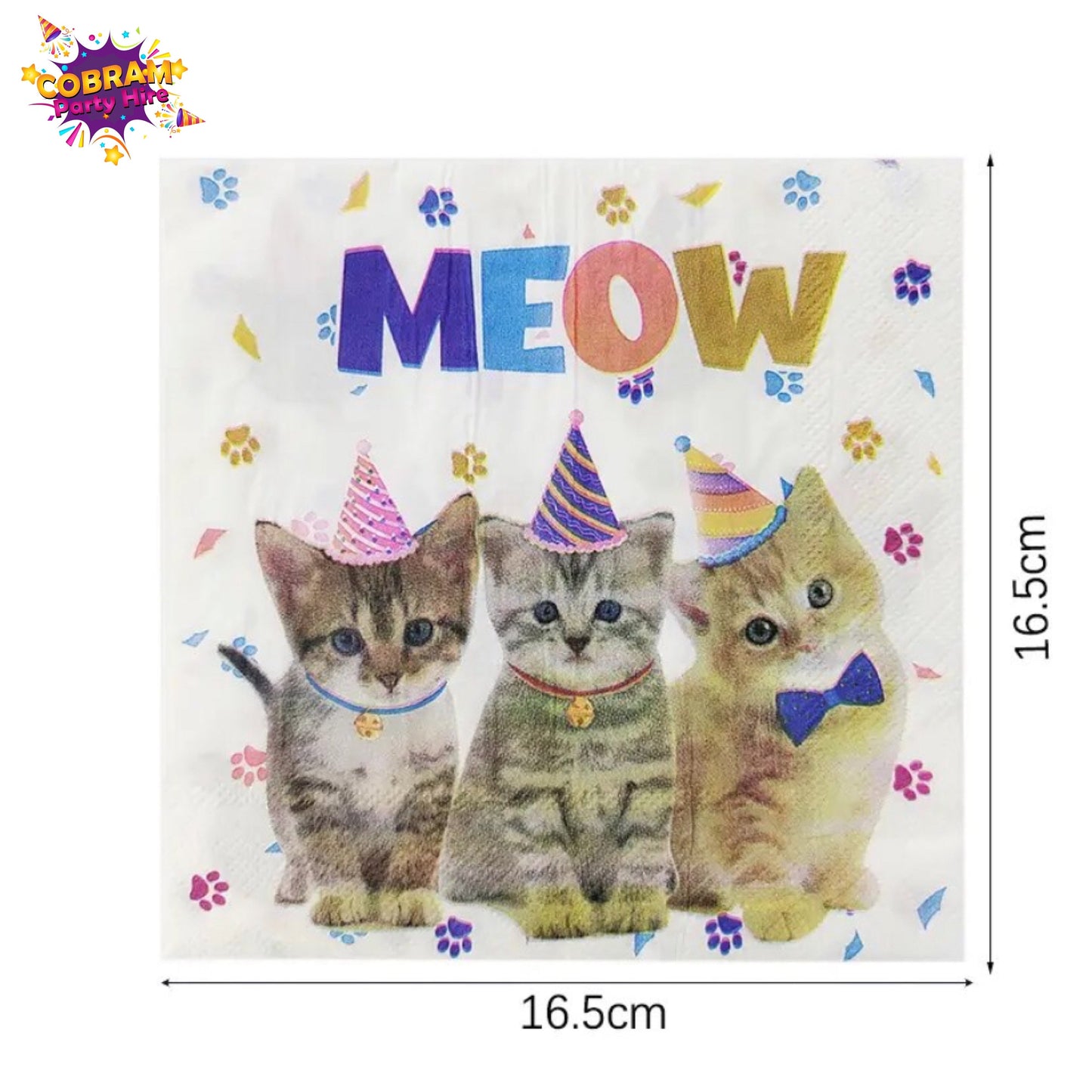 Cat Kitten Meow Party Supplies plates napkins tablecloth Graduation Birthday Baby Shower Party DIY